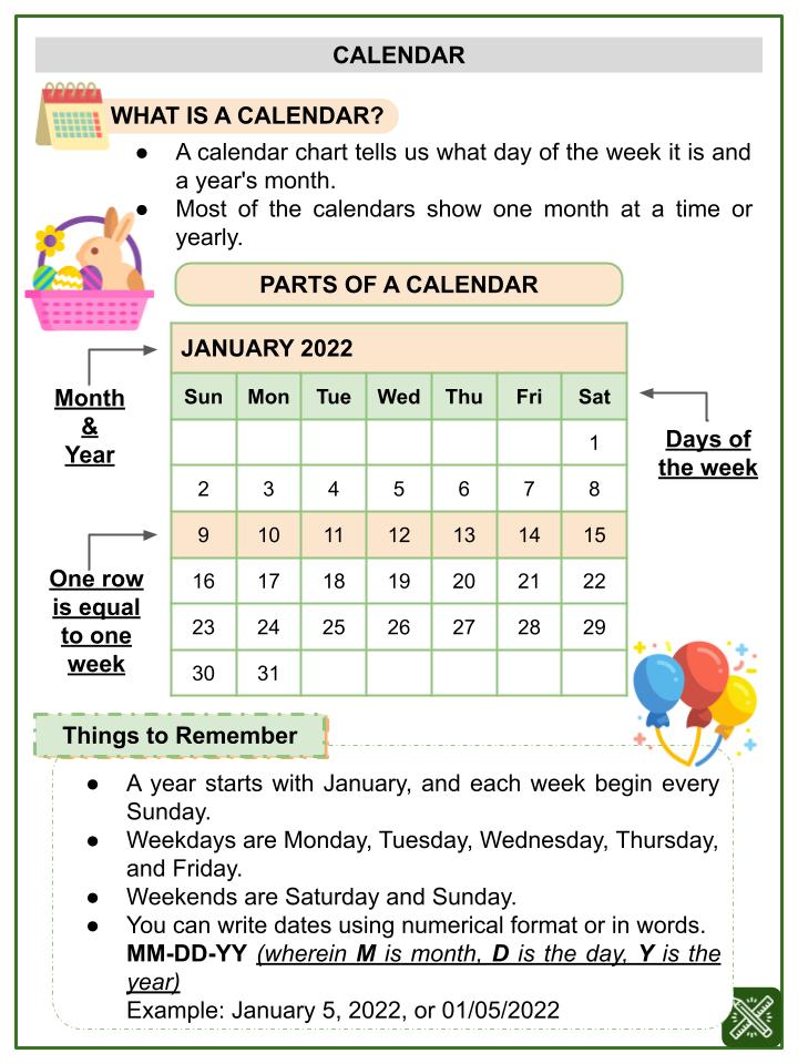 Calendar (World Holidays Themed) Worksheets