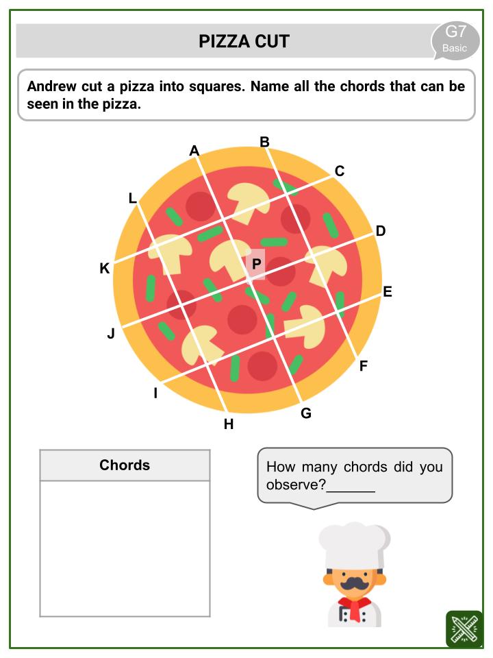 Chord (National Pizza Day Themed) Worksheets